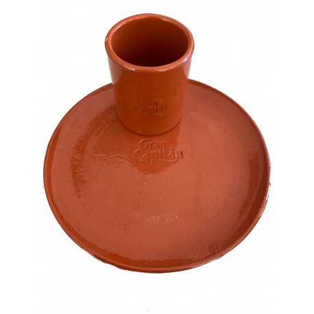 Conjunto em Barro (Prato + Copo)