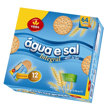 BOLACHAS ÁGUA E SAL DOSES VIEIRA 96X14GR