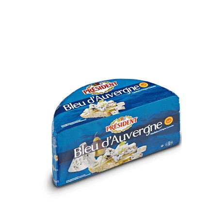Queijo  President Bleu D'Auvergne 1/2 peça 1.350Kg