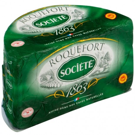 Queijo Roquefort Societe President 1/2 peça 1.350Kg