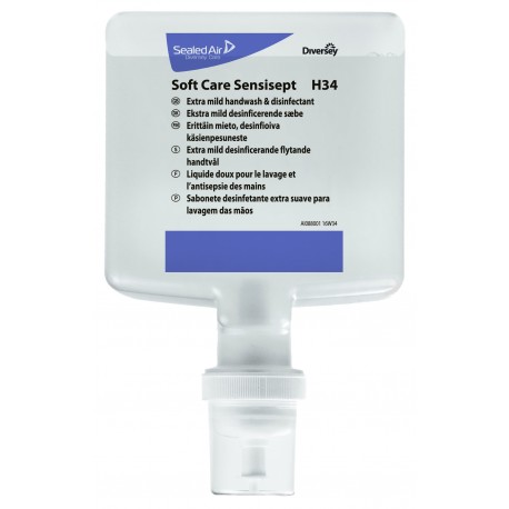 SOFT CARE SENSISEPT H34-SABON/DESINFE MÃOS 1.3L