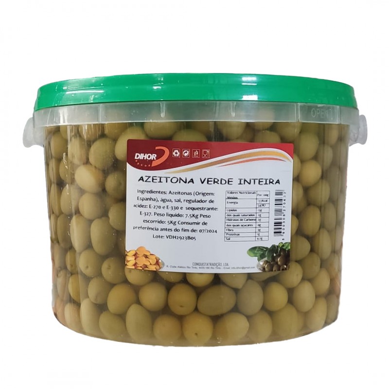 AZEITONA VERDE DIHOR BALDE 5KG