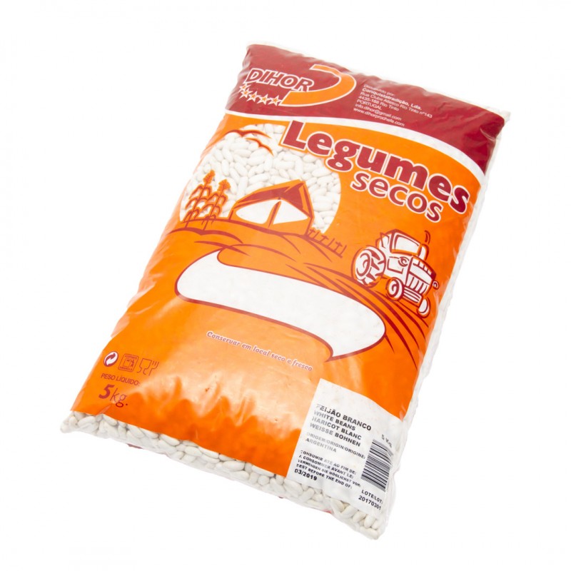FEIJAO SECO BRANCO SACO 5KG