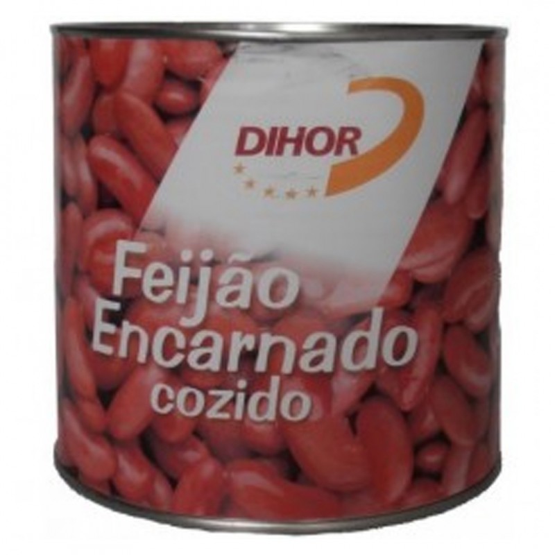 FEIJAO COZIDO VERMELHO DIHOR LATA 2,55KG