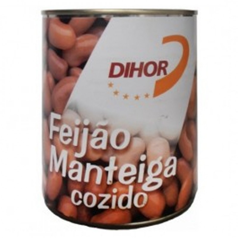 FEIJAO COZIDO MANTEIGA LATA DIHOR 12X860GR