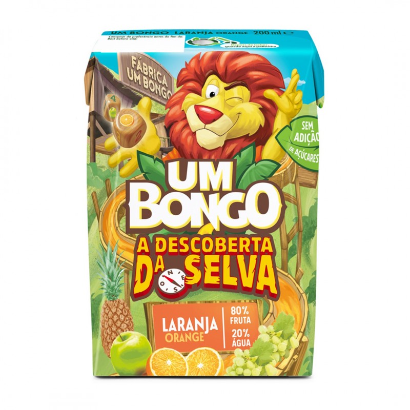 UM BONGO TETRA LARANJA 24X200ML
