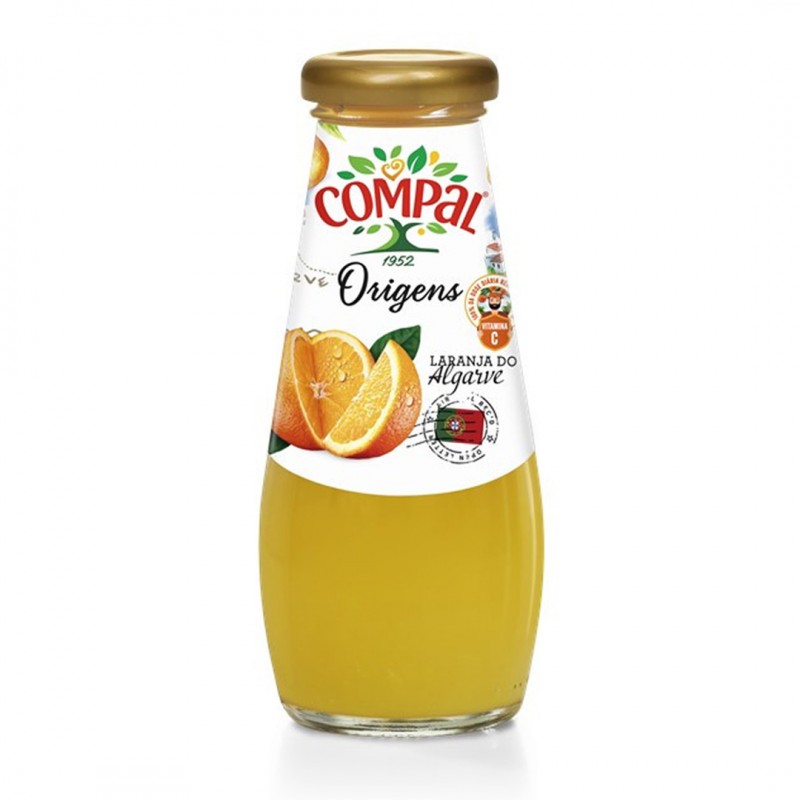 COMPAL CLASSICO FRASCO LARANJA DO ALGARVE 15X200ML