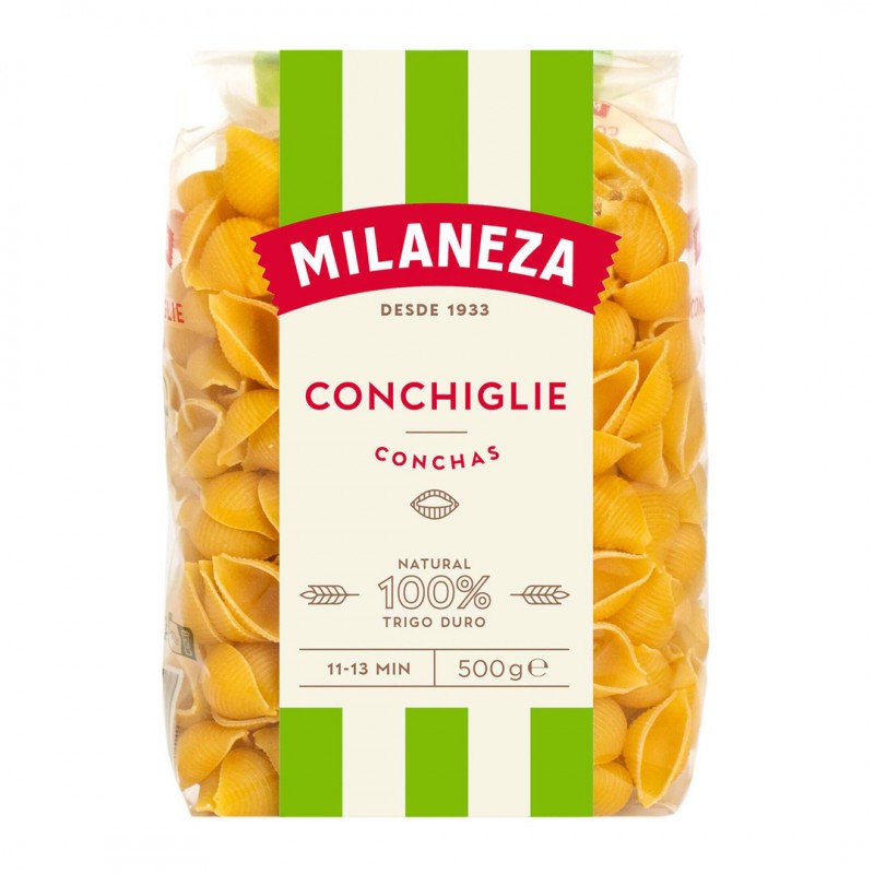 MASSA MILANEZA CONCHAS 15X500GR