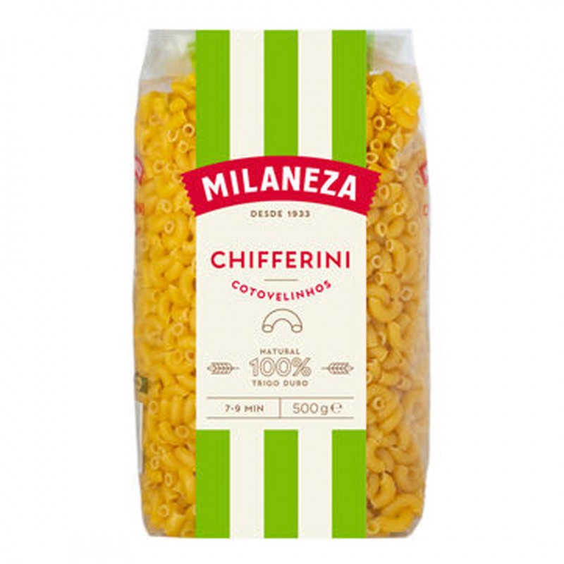MASSA MILANEZA COTOVELINHOS 18X500GR