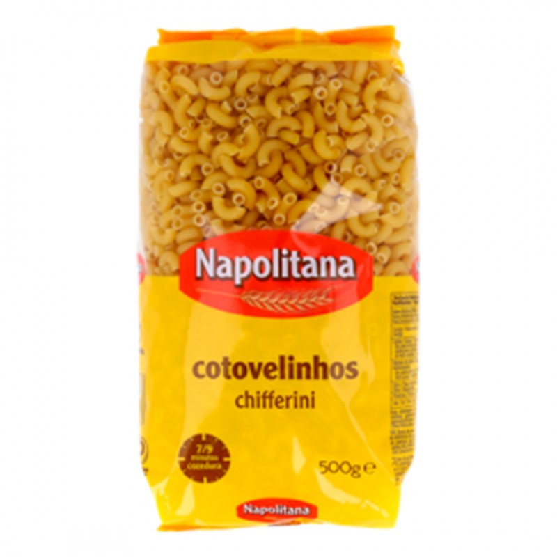 MASSA NAPOLITANA COTOVELINHOS 20X500GR