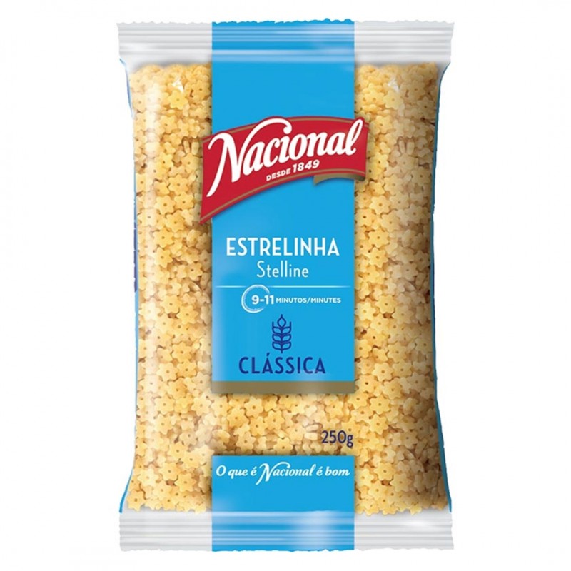 MASSINHA NACIONAL ESTRELINHA 28X250GR