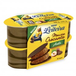 MOUSSE CROCANTE AVELÃ PRONTA 4X57G